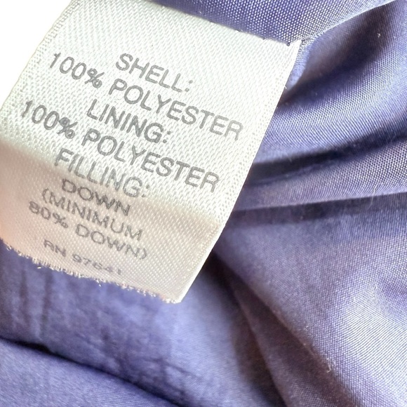 J. Jill Women’s Size M Longline Down Puffer Vest Navy‎ Blue Warm Winter Layer - Picture 6 of 7